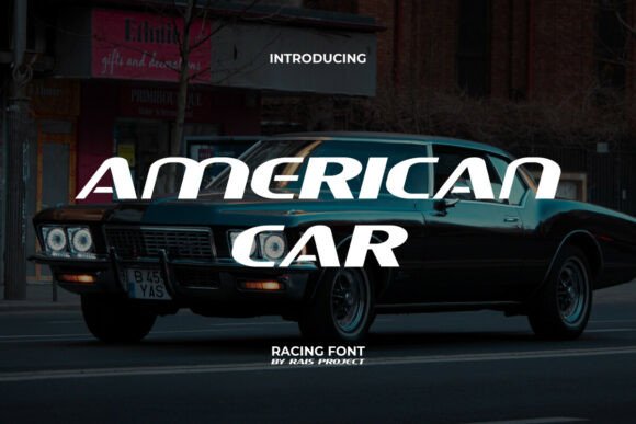 Americancar Font: A Bold Choice for Dynamic Design Projects