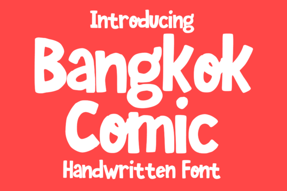 Bangkok Comic: A Playful Font for Dynamic Design Projects