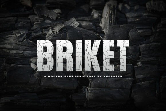 Briket: A Bold and Unique Sans Display Font for Creative Design