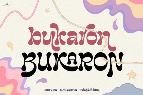 Bukaron: The Bold Retro Font That Elevates Vintage Design