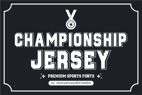 Championship Jersey: The Ultimate Typeface for Bold, Dynamic Design Projects