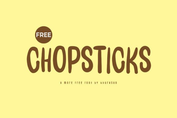 Chopsticks: A Playful Font for Creative Design Projects