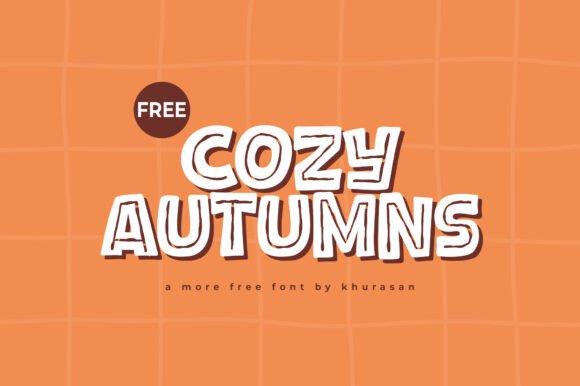 Cozy Autumns: A Charming Font for Creative Designs