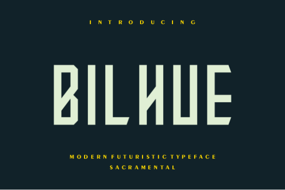 Discovering Bilhue Font: A Bold and Authentic Display Typeface for Modern Design