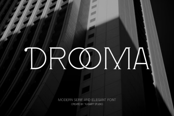 Drooma: A Refined Display Font for Modern Design Projects