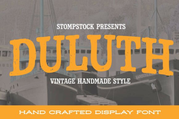 Duluth: A Bold Typeface Rooted in Rustic Grit