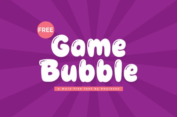 Game Bubble: A Playful Font for Creative Design Projects