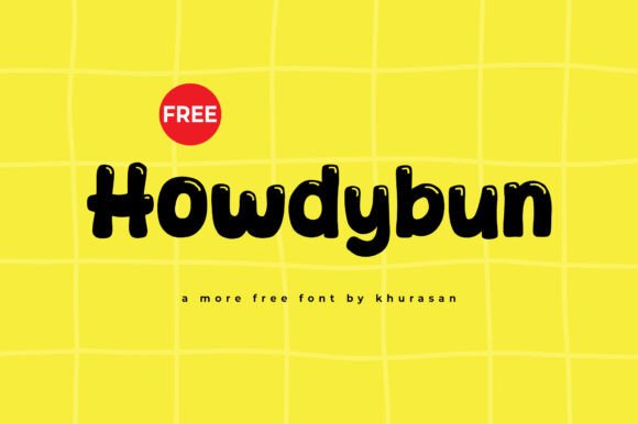 Howdybun: A Versatile Display Font for Creative Design Projects