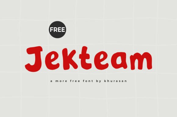 Jekteam: A Versatile Display Font for Creative Design Projects