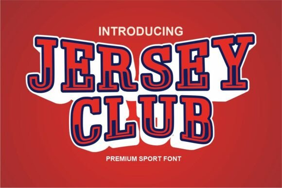 Jersey Club: A Bold Typography Solution for Creative Projects