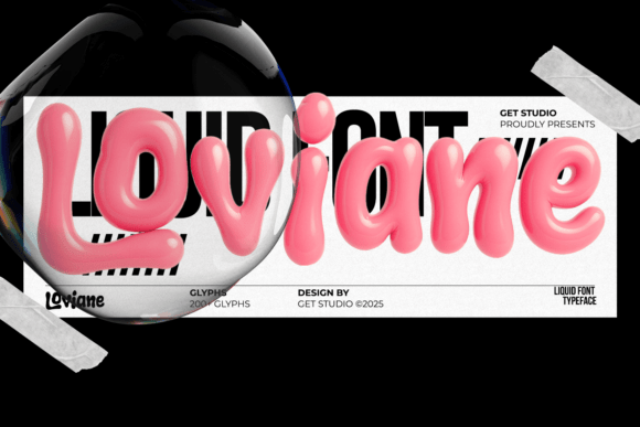 Loviane: A Playful Typeface for Dynamic Design Projects