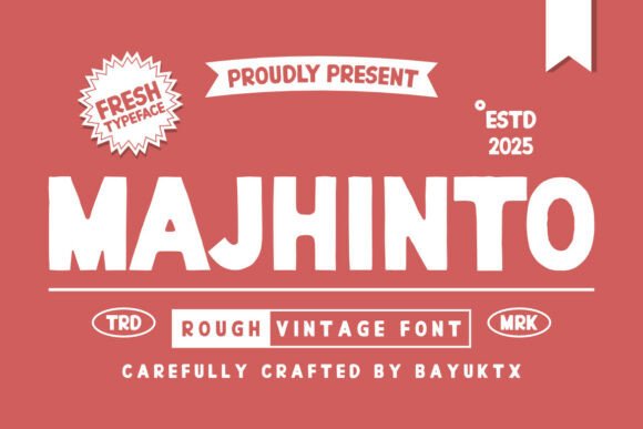 Majhinto: The Vintage Font That Brings Character to Modern Design