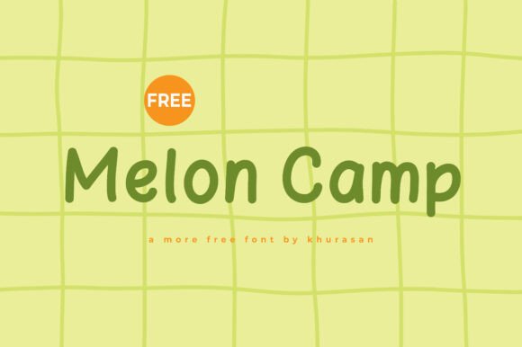 Melon Camp: A Modern and Cute Font for Creative Design Projects