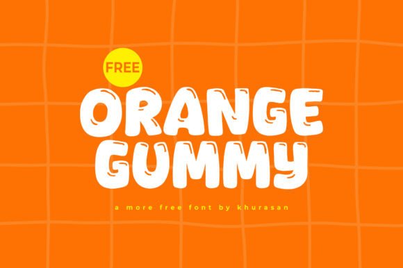 Orange Gummy: A Versatile Display Font for Creative Design Projects