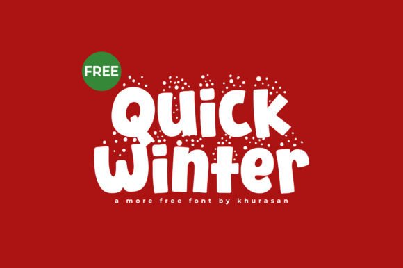 Quick Winter: A Versatile Display Font for Creative Projects