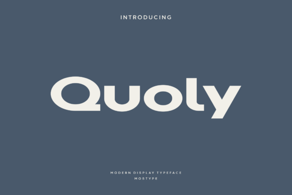 Quoly: The Typeface That Elevates Branding and Design