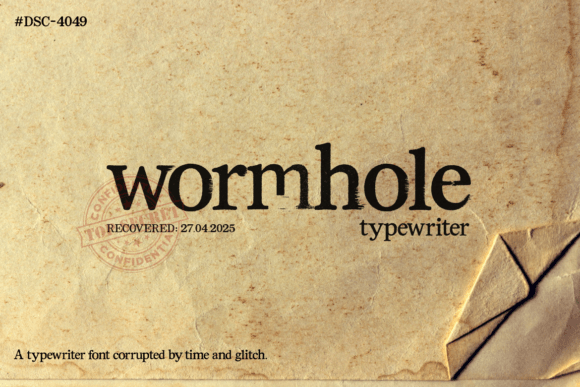 Wormhole: A Typeface Between Time and Glitch